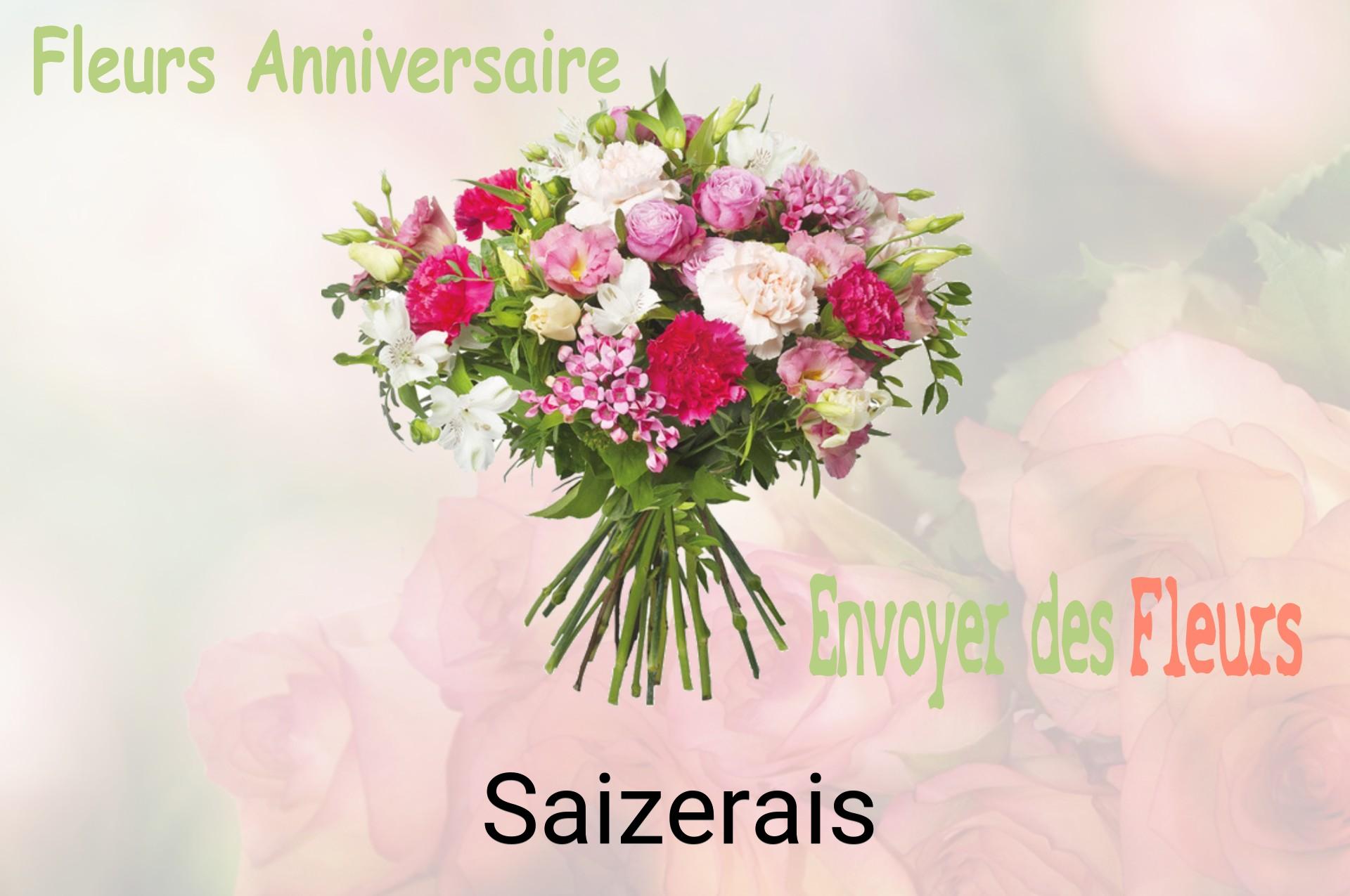 Bouquet de fleurs d’anniversaire livré à Saizerais
