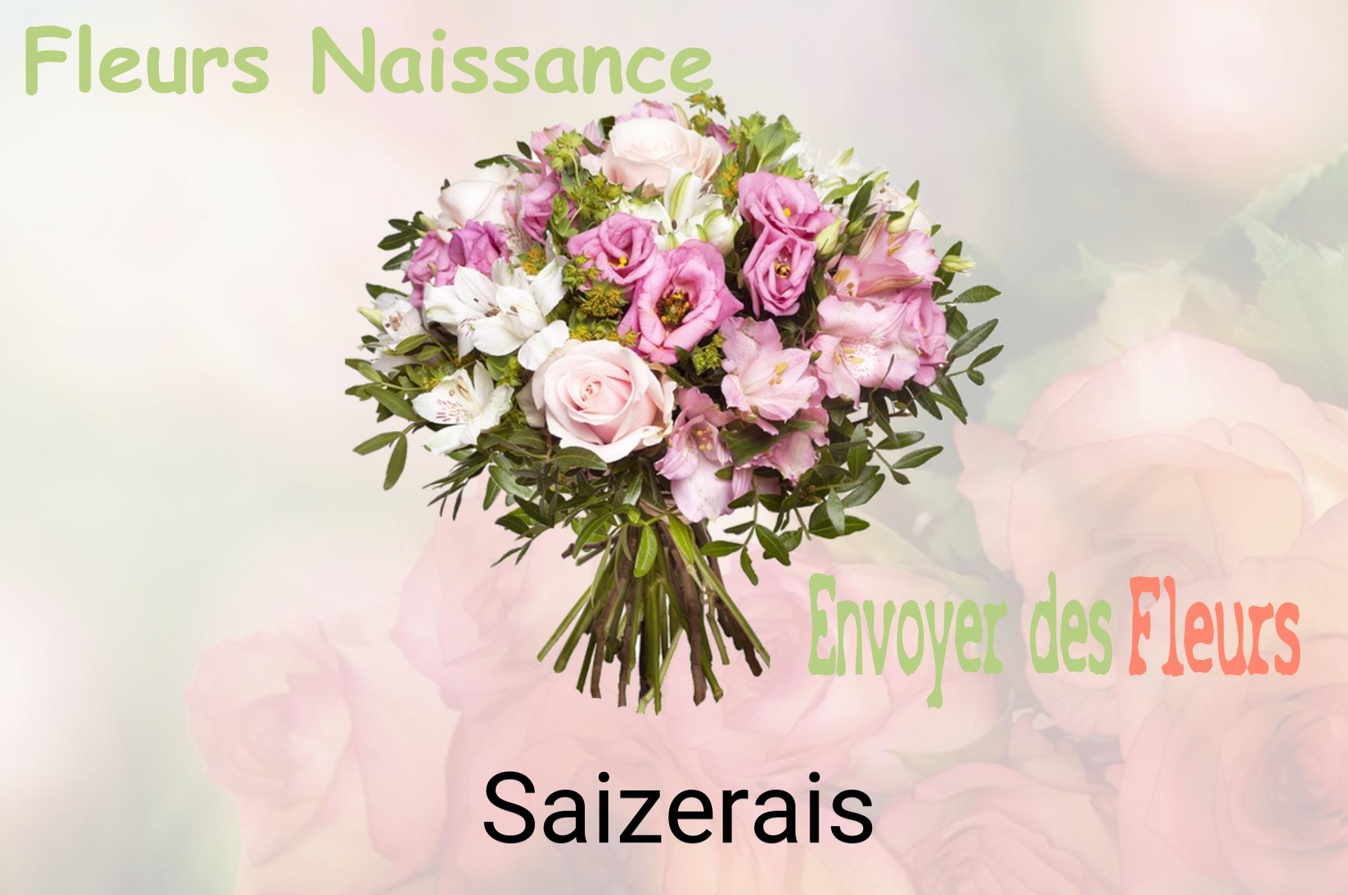 Bouquet de fleurs de naissance livré à Saizerais
